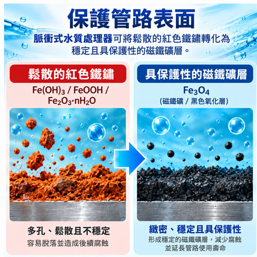 管路鏽蝕控制示意圖